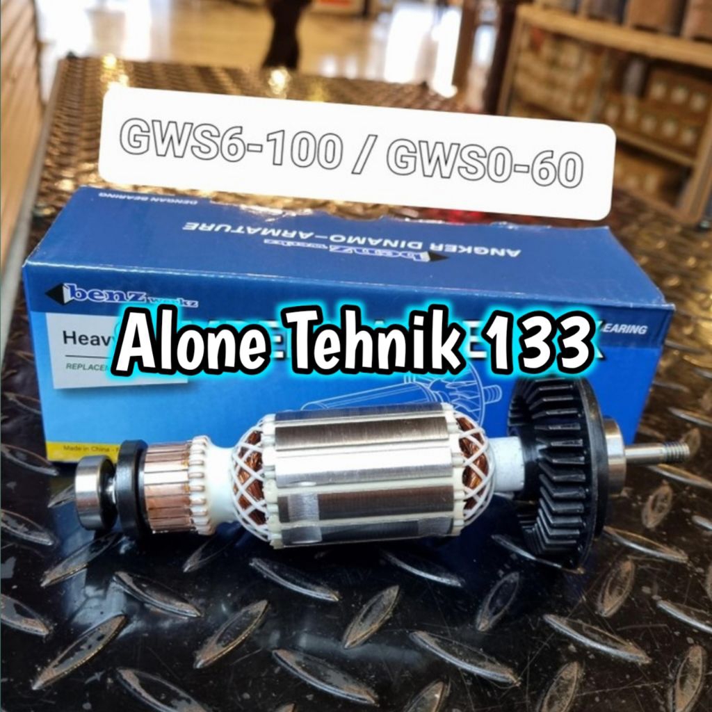 ARMATURE BOSCH GWS060 GWS0-60 ANGKER MESIN GERINDA BOSCH GWS060