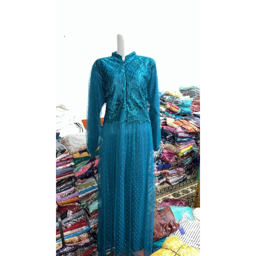 GAMIS BRUKAT VEST ROMPI + TILLE