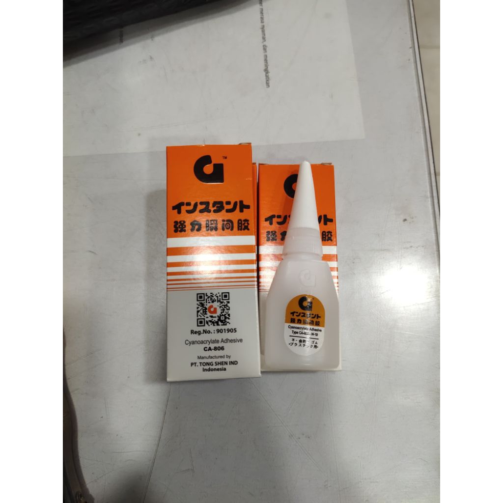 

Lem Korea / Lem G Instan / Lem Super Kuat Serbaguna Cyanoacrylate