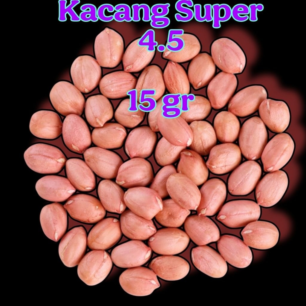

kacang super 4.5 mantab 15gr isi 250