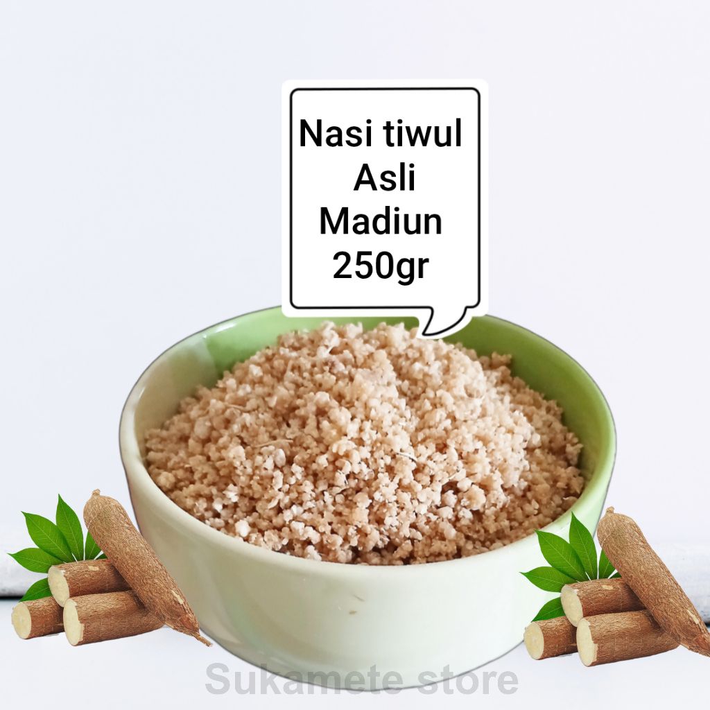 

250GR Oyek/Nasi tiwul instan Asli Madiun
