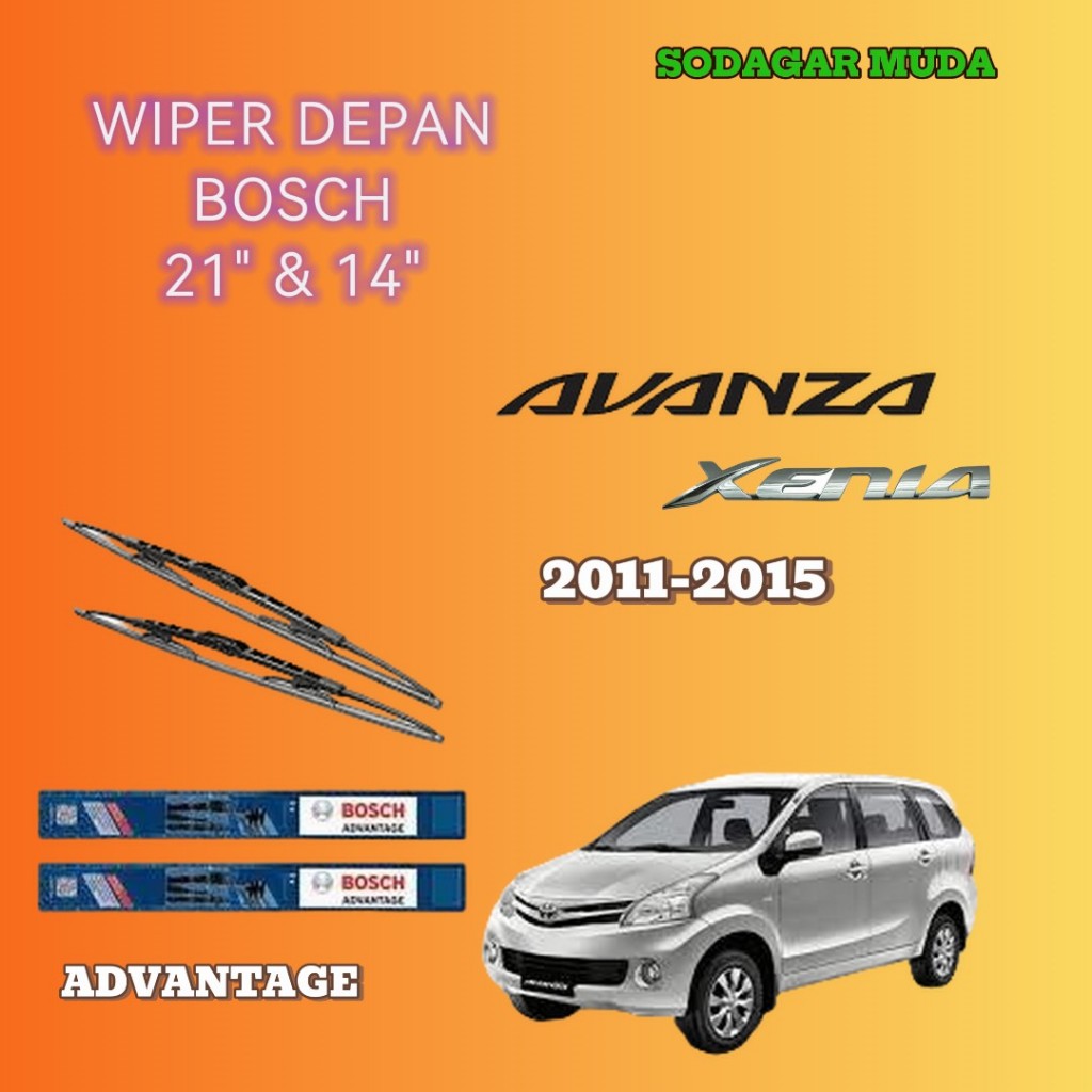 WIPER DEPAN TOYOTA AVANZA 2011-2015