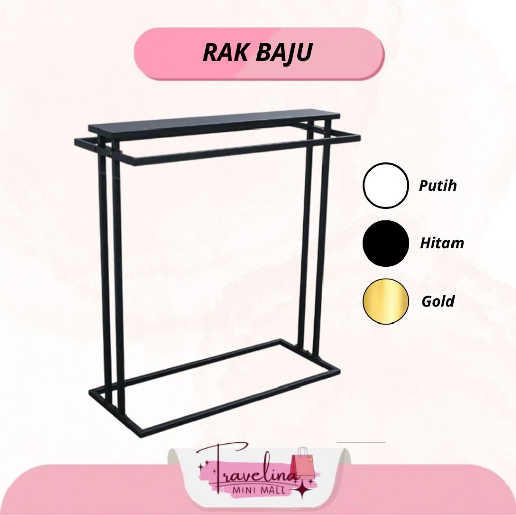 Rak Baju Industrial Rak Baju Dua Sisi