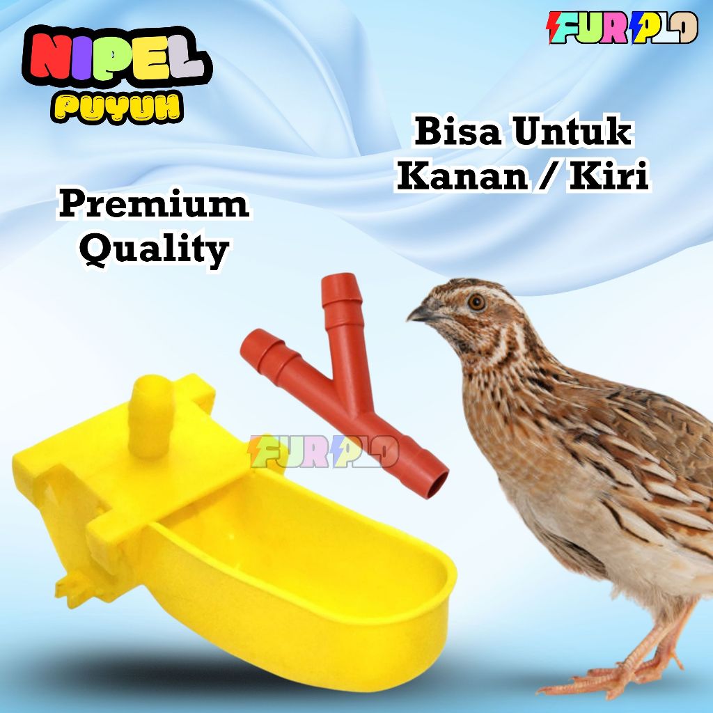 Nipel Nipple NIPLE Nepel Puyuh Ayam Tempat Minum Puyuh P2 FURPLO