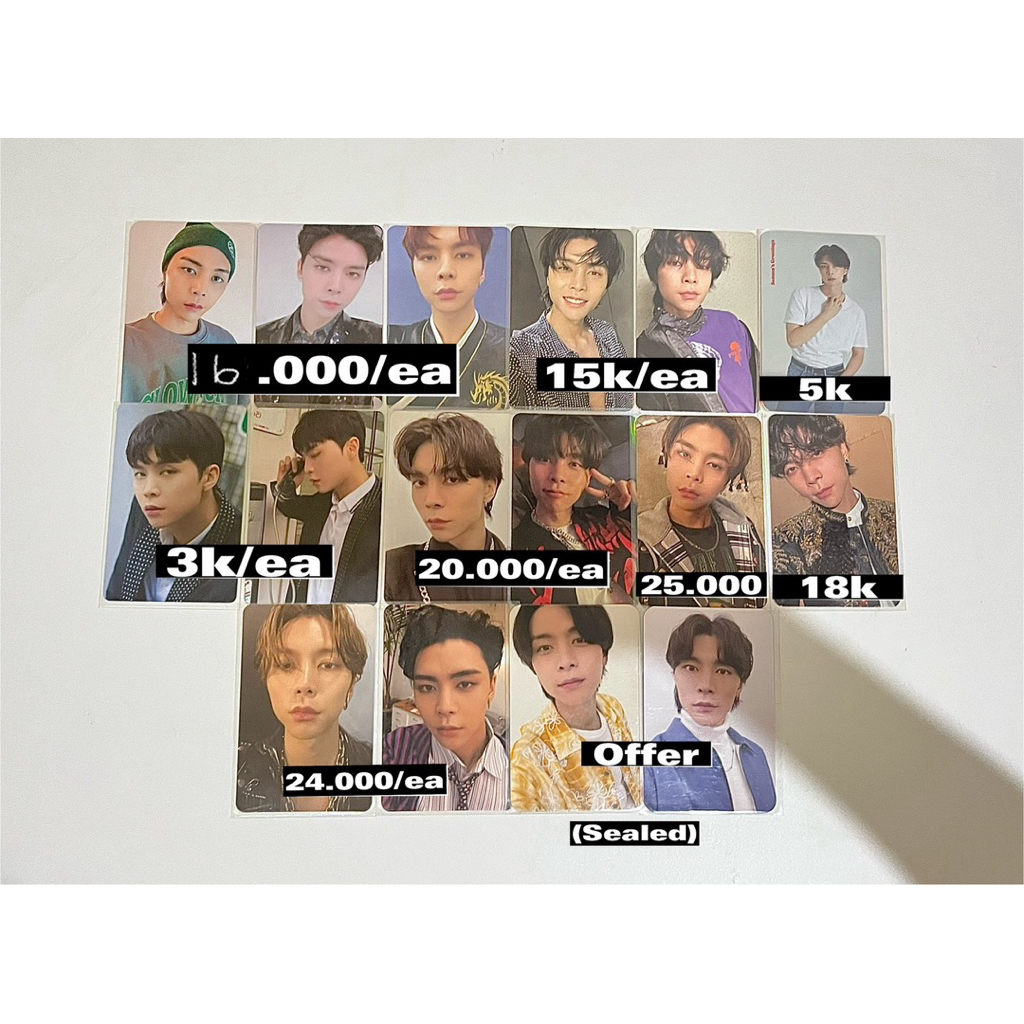 WTS AAB JOHNNY JAEHYUN TAEYONG JENO JAEMIN MARK CHENLE KUN SUNGCHAN WINWIN NCT 127 DREAM