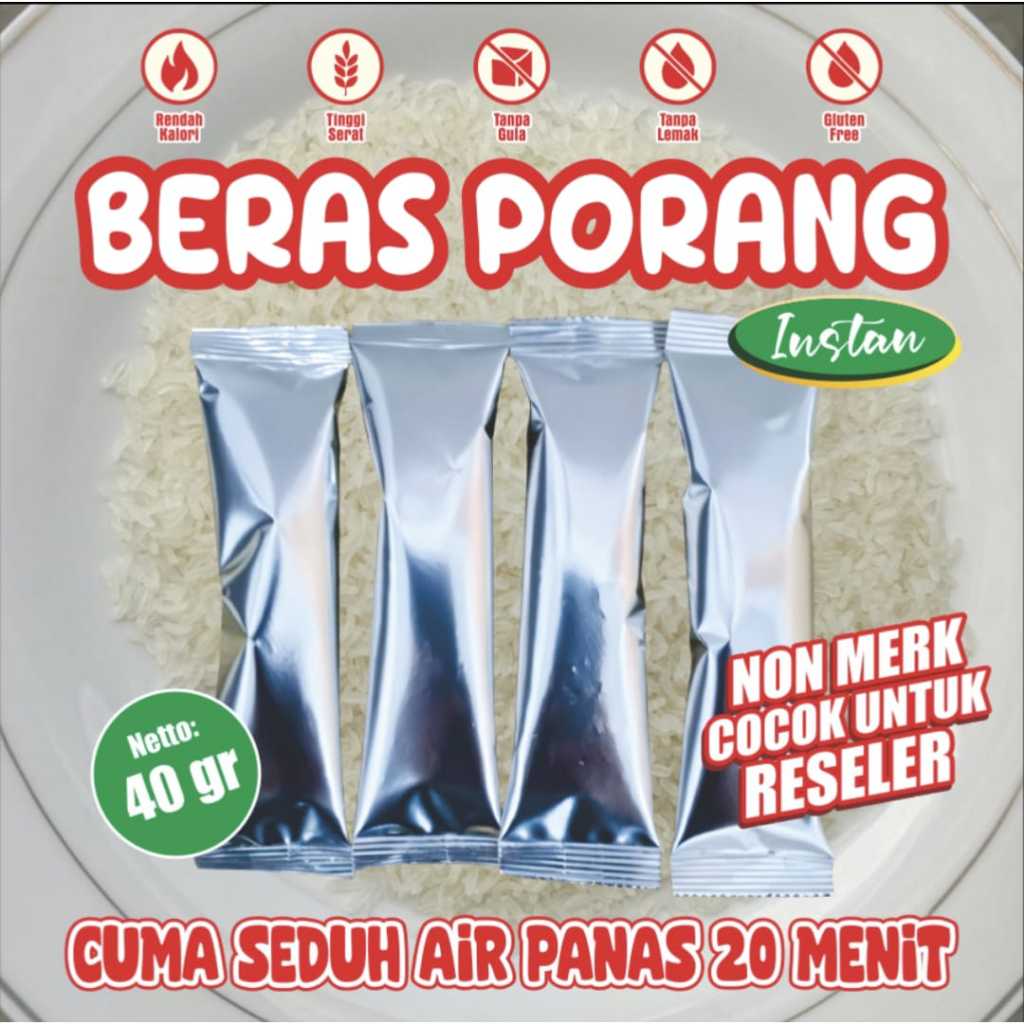

Beras Porang Instan/Beras Shirataki/Beras Diet/Beras Rendah Kalori