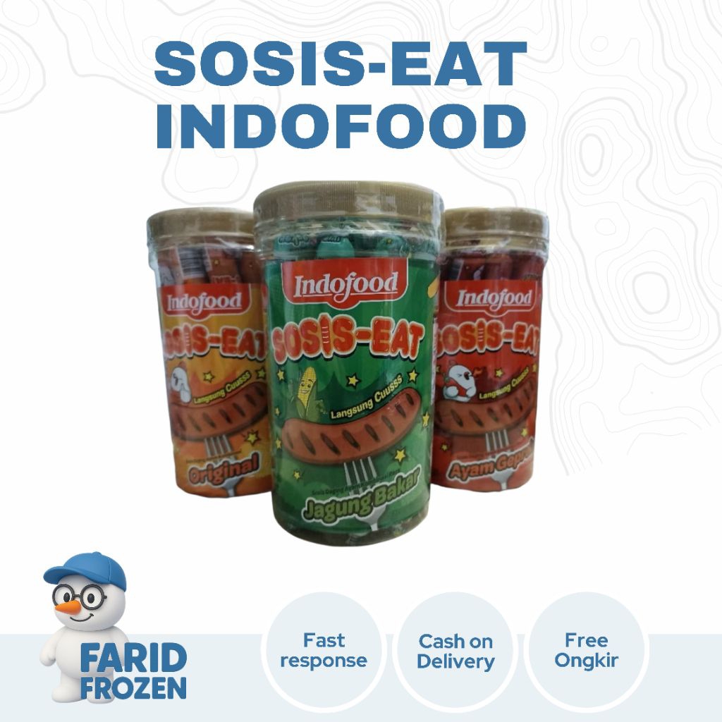 

INDOFOOD SOSIS EAT SOSIS SIAP MAKAN 40 GR X 17 ( 1 TOPLES ISI 17 PCS)