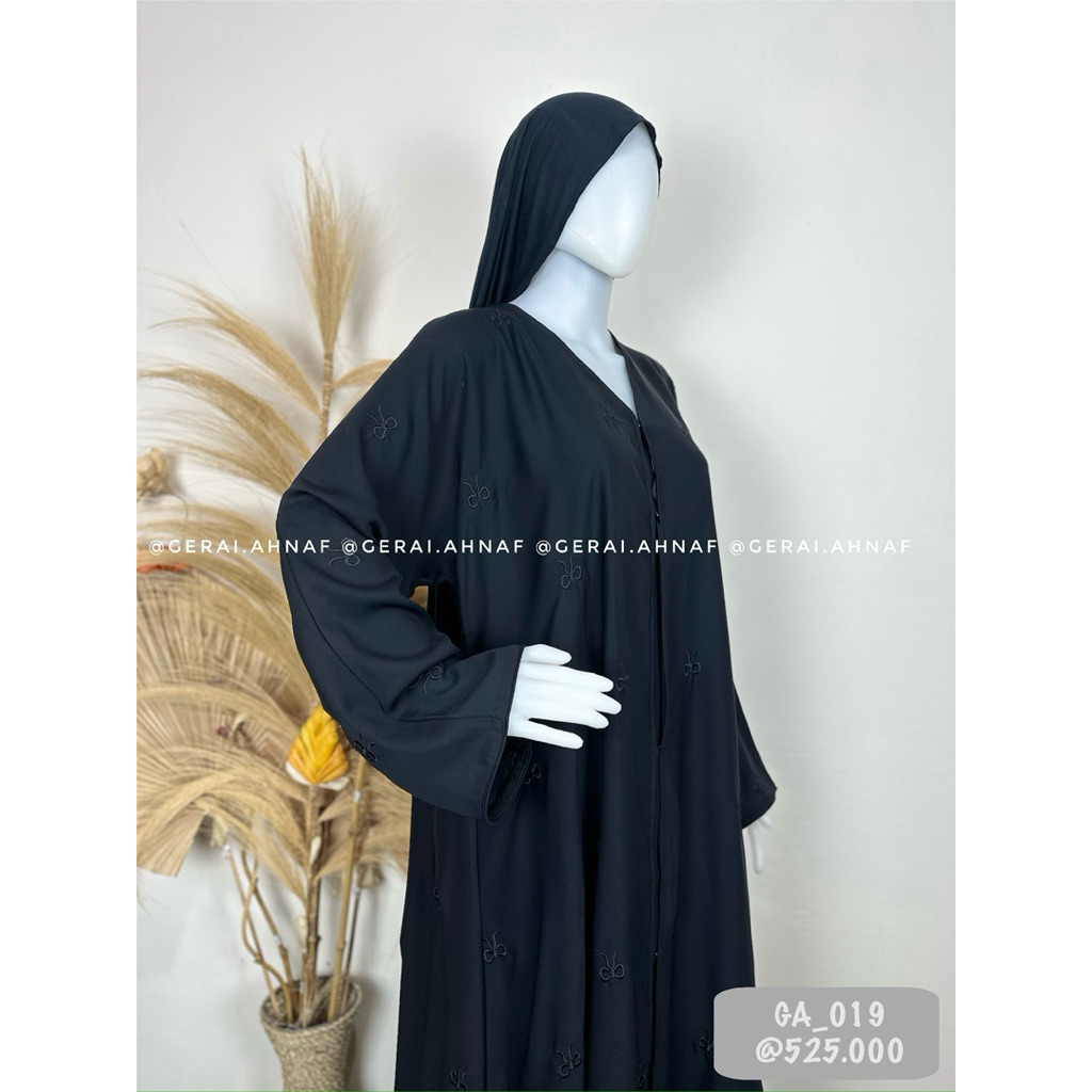 GA_019 / ABAYA ORI SAUDI / ABAYA ARAB SAUDI / ABAYA IMPORT SAUDI / ABAYA ORIGINAL / ABAYA ASLI SAUDI