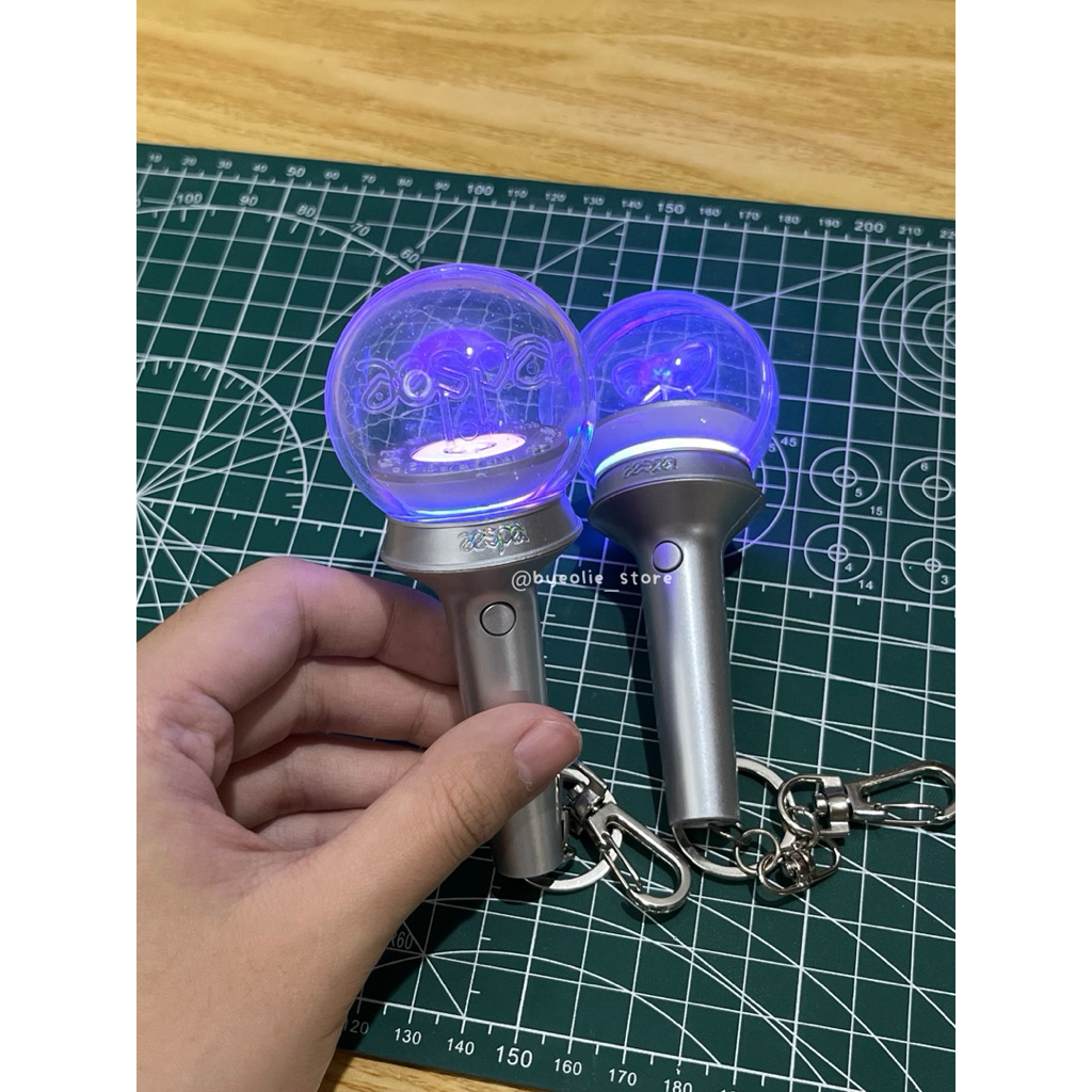 Aespa Mini Lightstick Keychain | KARINA WINTER GISELLE NINGNING