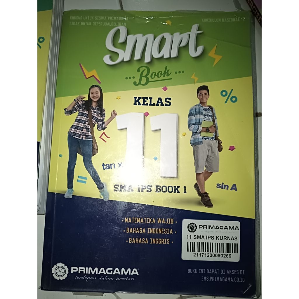 Paket Buku PRIMAGAMA Kelas 11 SMA IPS