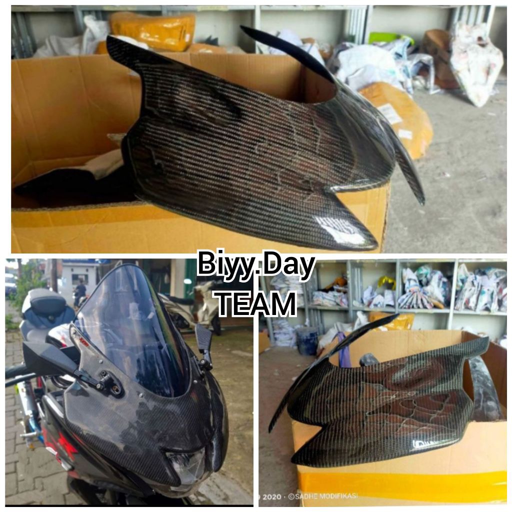 Cover Headlamp Suzuki GSX R150 Carbon Kevlar original
