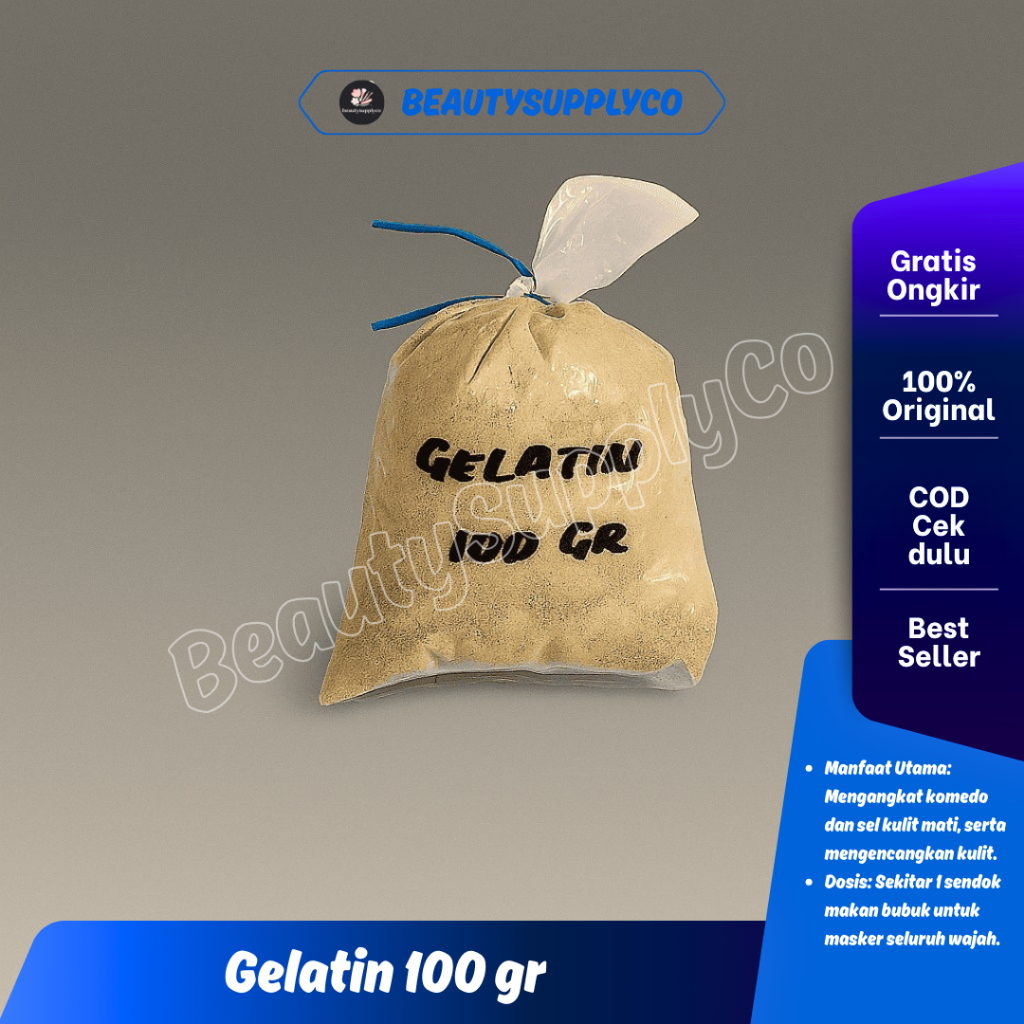 

GELATIN 100 GR - Bahan Pembentuk Gel