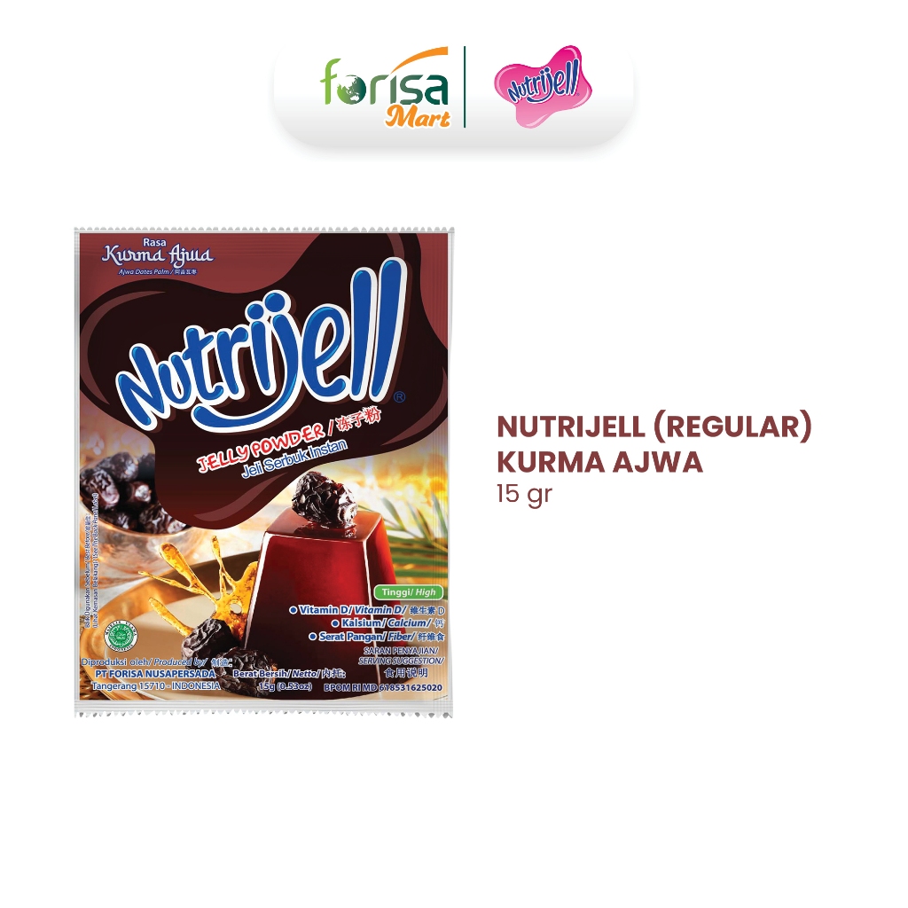 

NUTRIJELL REGULAR Kurma Ajwa - 1 Sachet