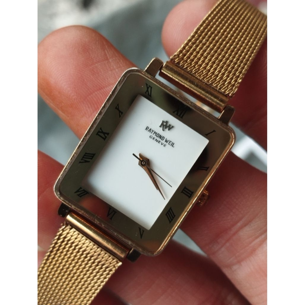 [ Repaired - Modified ] Raymond Weil Geneve Fidelio Tank Ladies 21mm