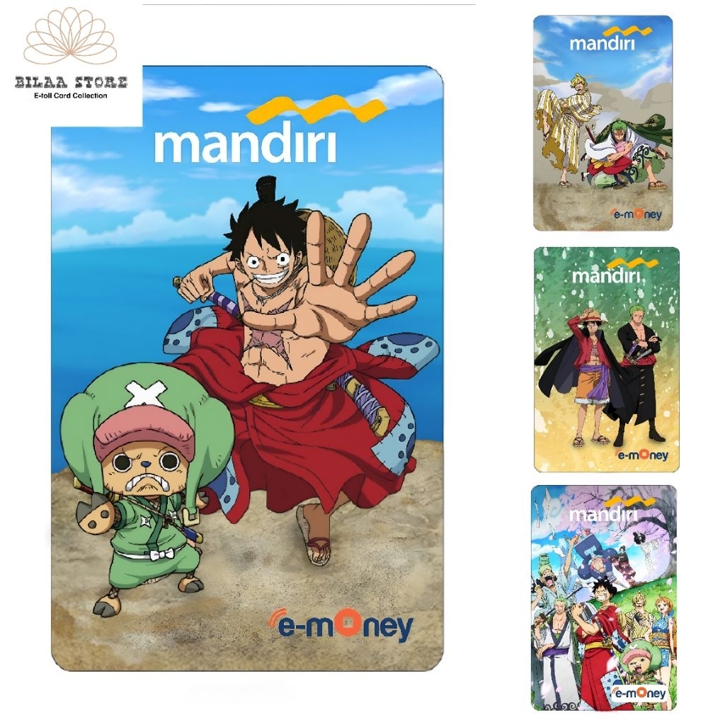 E-money Mandiri Limited Edition OnePiece / E-toll Mandiri / E-money Mandiri / E-toll Card / Kart E-m