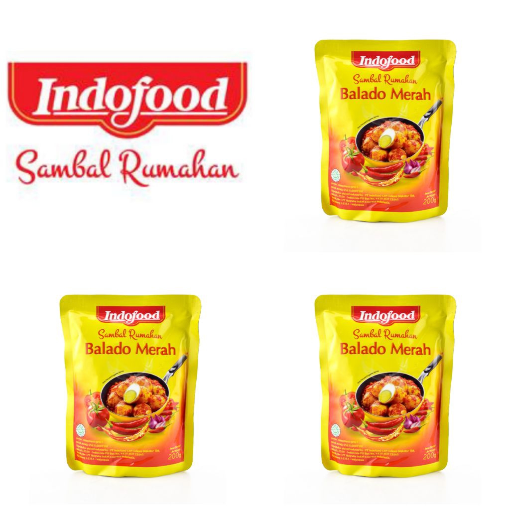

Indofood Sambal Rumahan Balado Merah 200 Gr