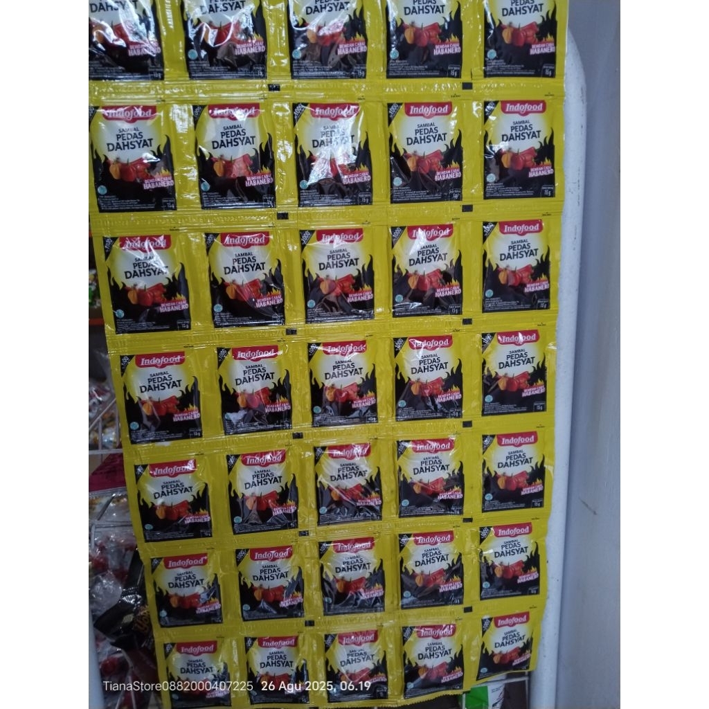 

Saos Renceng Indofood Habanero 13gr