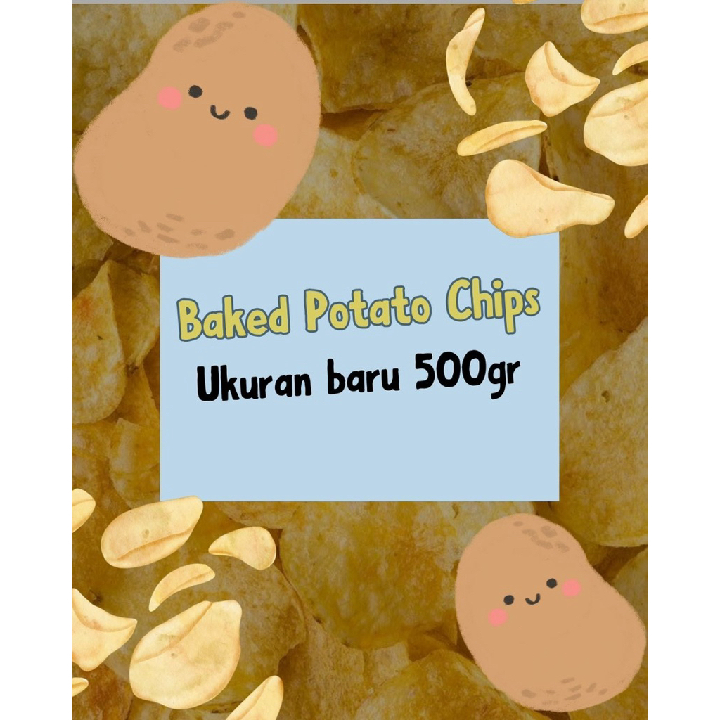 

500gr BAKED POTATO CHIPS CEMILAN SENJA