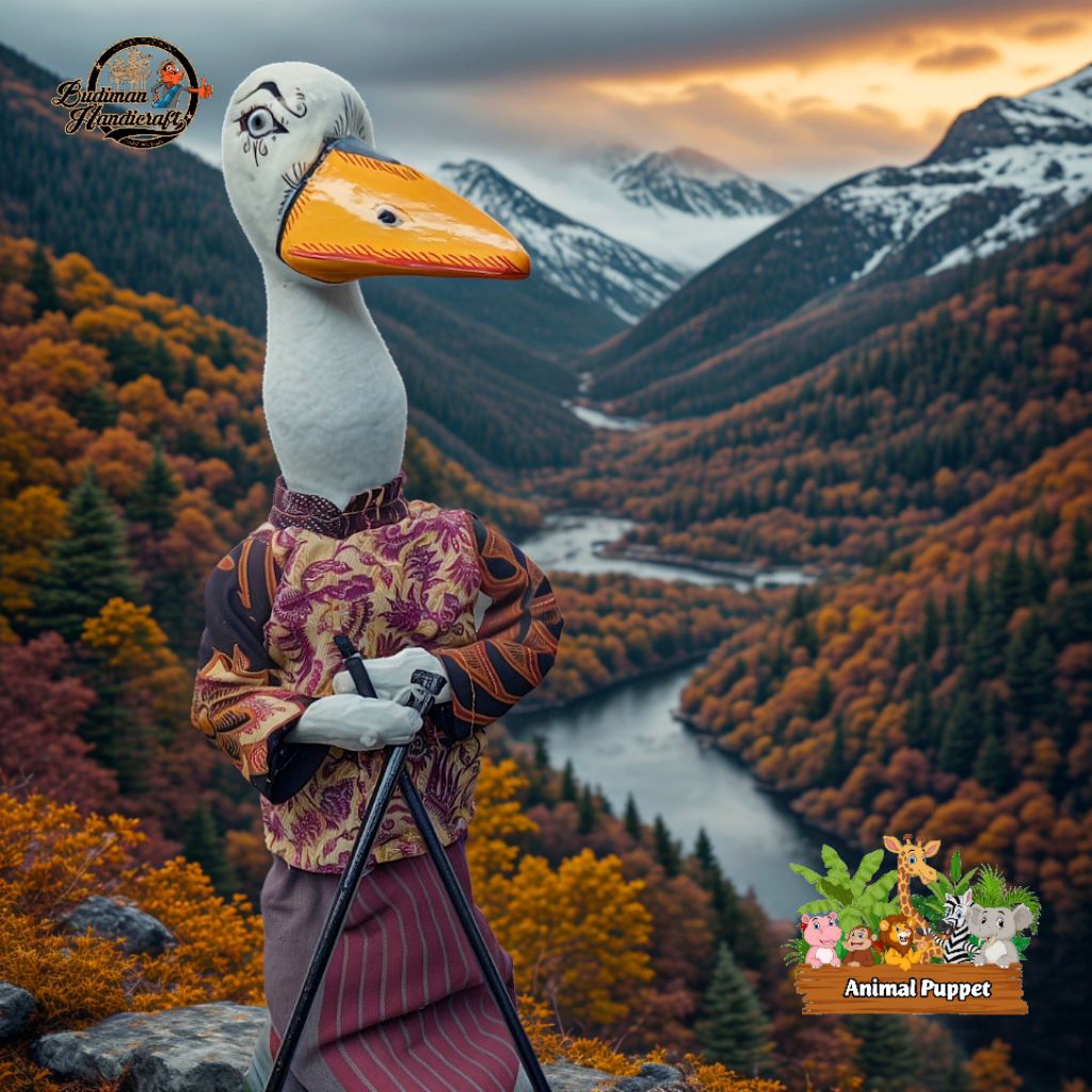 Wayang Golek Binatang Karakter Bangau