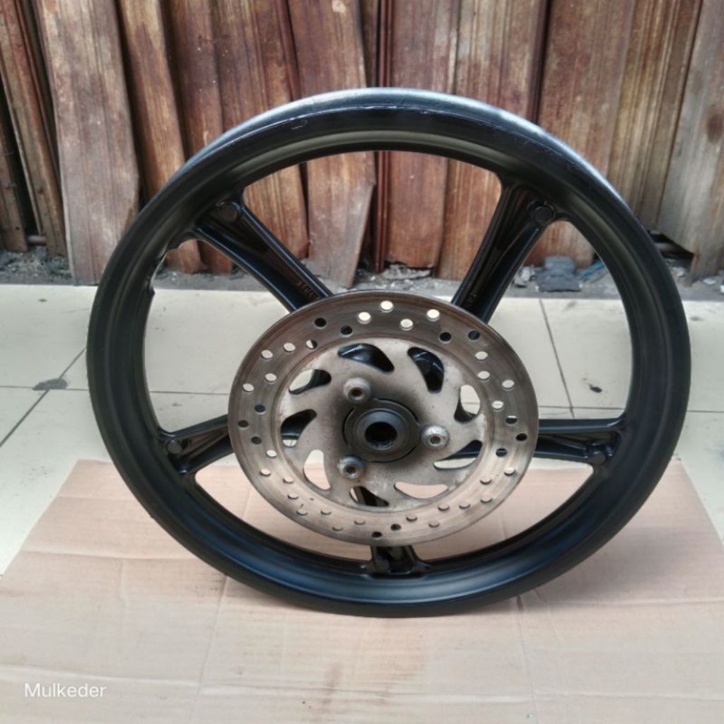 Pelek racing depan motor Mio j / Mio GT / Mio m3 asli cabutan original bisa request warna putih silv