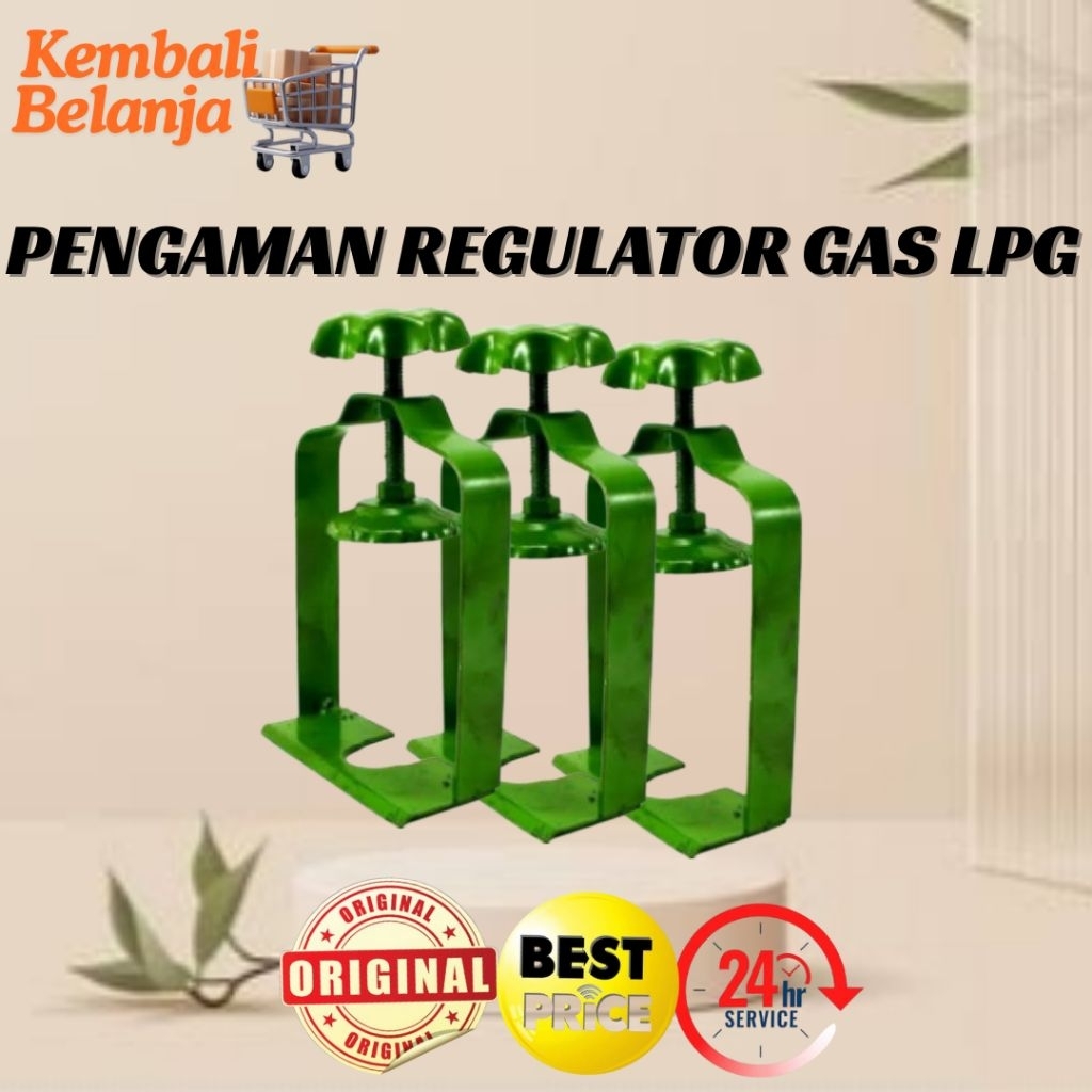 Pengaman Regulator Gas Elpiji/ Pengunci Regulator/ Pengencang Regulator/ Penjepit Regulator