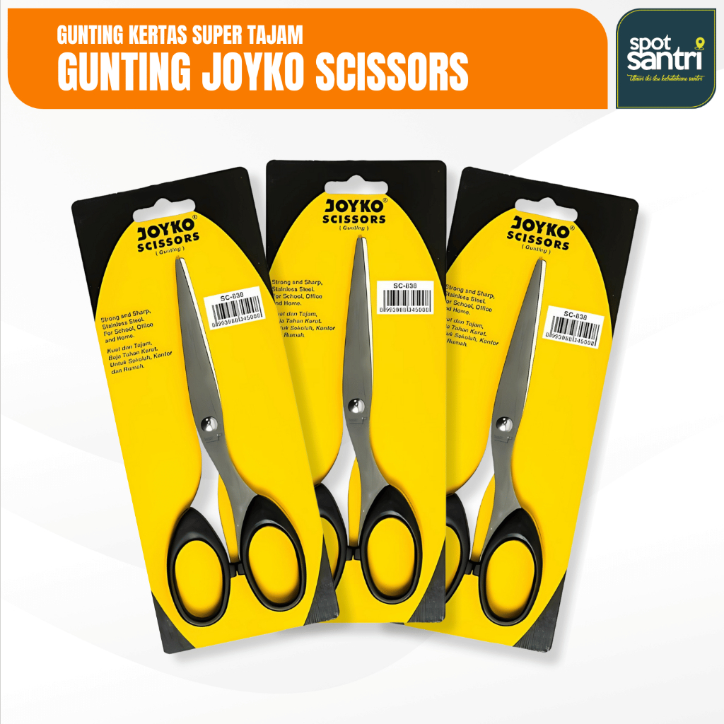 

Gunting Joyko Scissors-838 | Gunting Kertas Super Tajam Original [PCS]