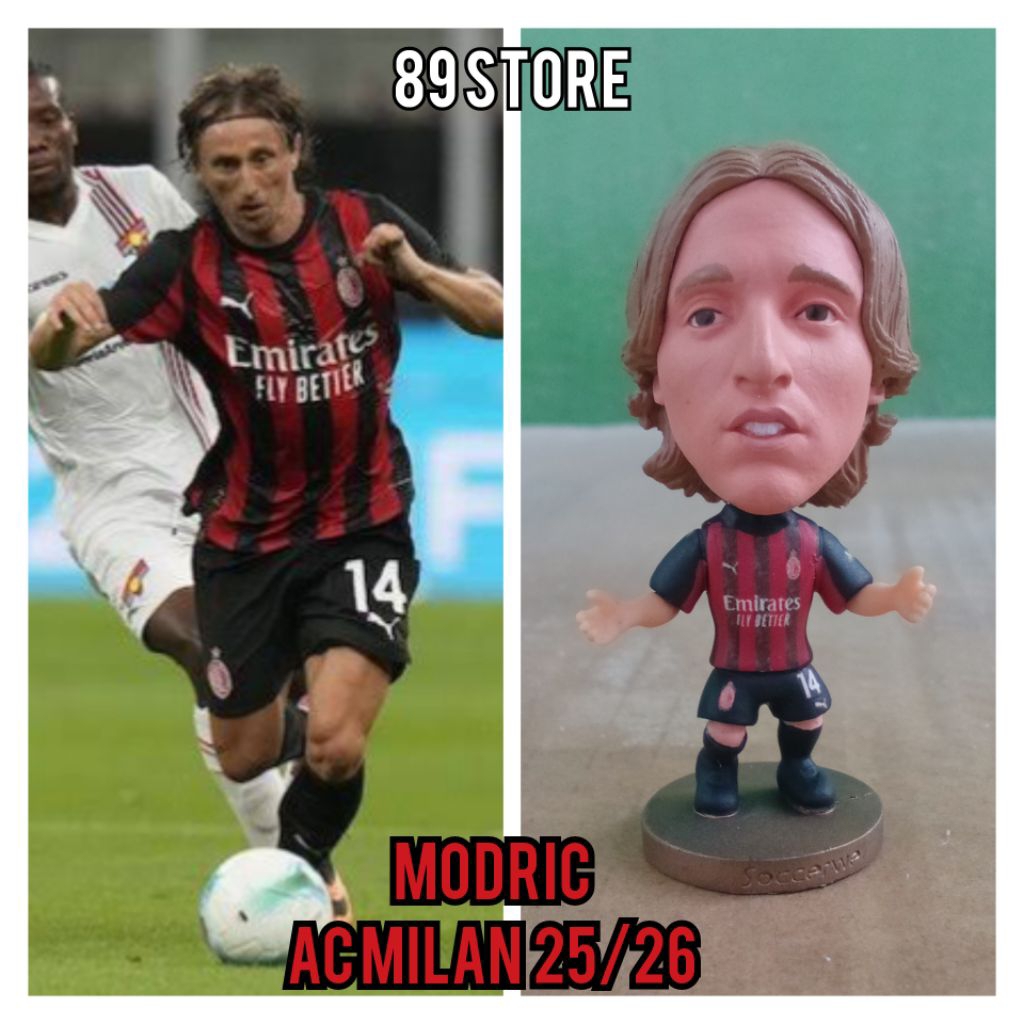 Pre Order Figure Soccer Kodoto Soccerwe Repaint Modric AC Milan 25/26