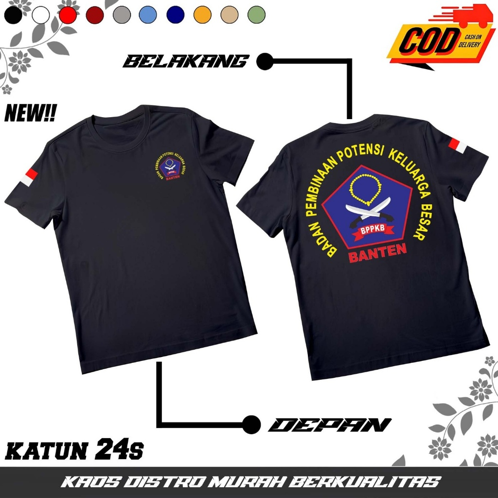 ahzashop26 - Kaos BPPKB BANTEN - kaos bppkb banten terbaru - kaos bppkb - kaos ormas - Kaos Lengan P