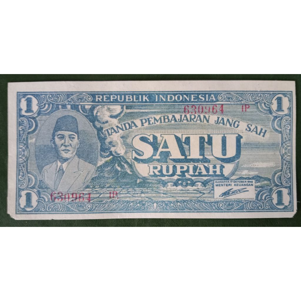 UANGKUNO 1 RUPIAH ORI THN 1945