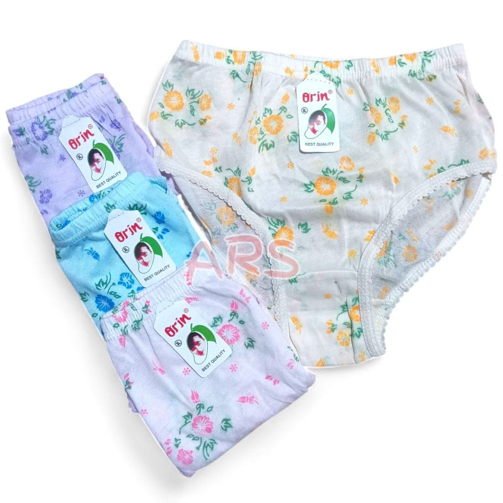 1lusin/12pcs celana dalam wanita ORIN/ROSALIA CD wanita termurah, wanita size M,L,XL,3L,4L