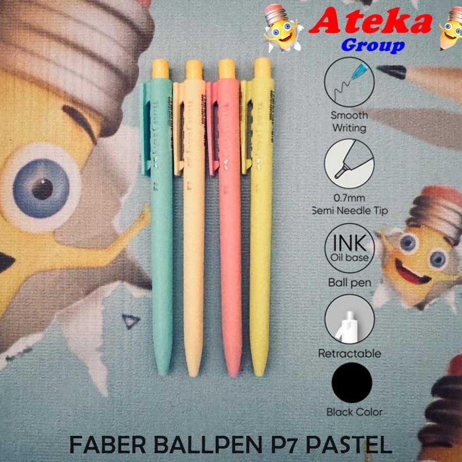 

[1 PCS] P7 FABER CASTELL PEN PASTEL PULPEN CETEK