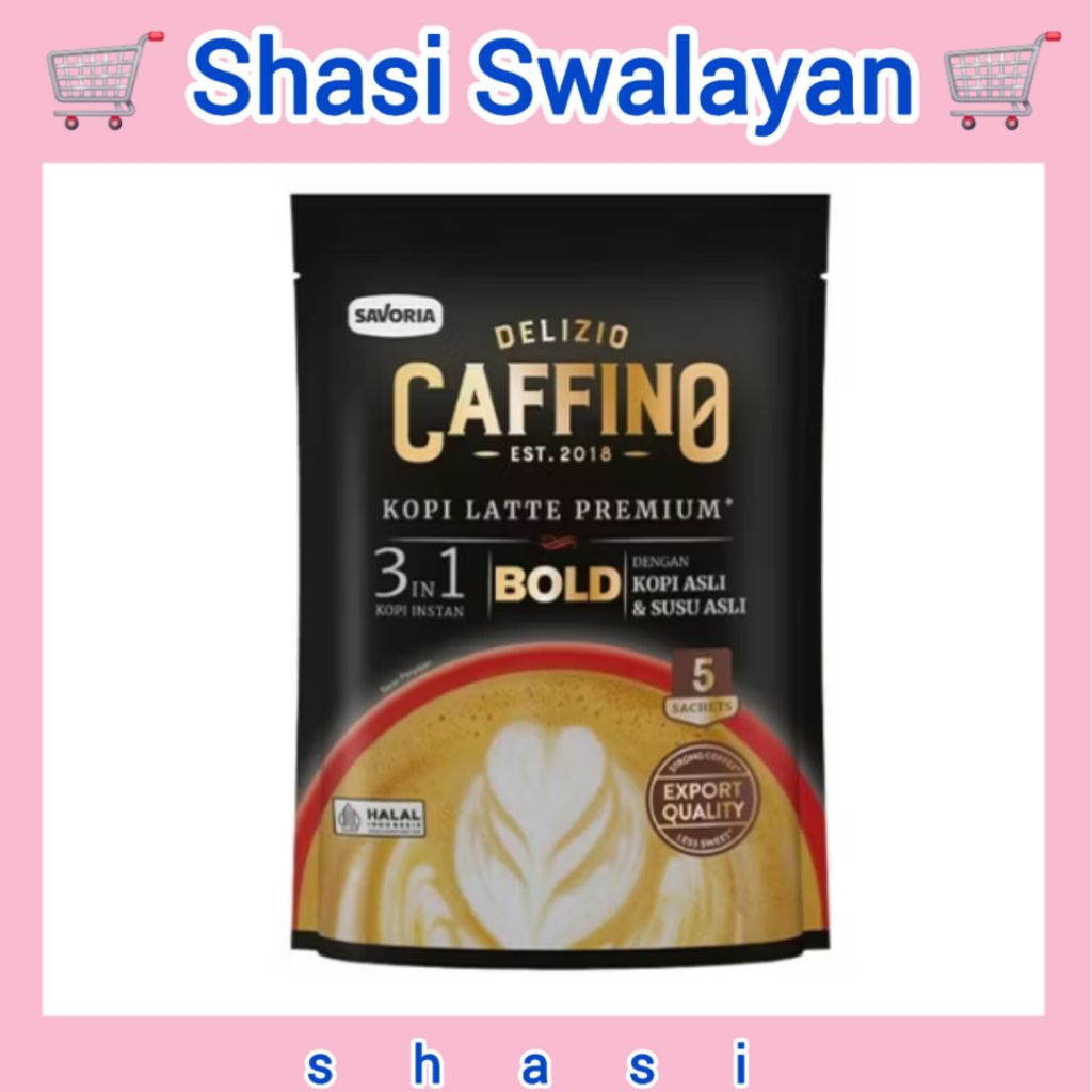 

Caffino Bold Latte Premium 28 gr X 5 Sachet - Kopi Instan