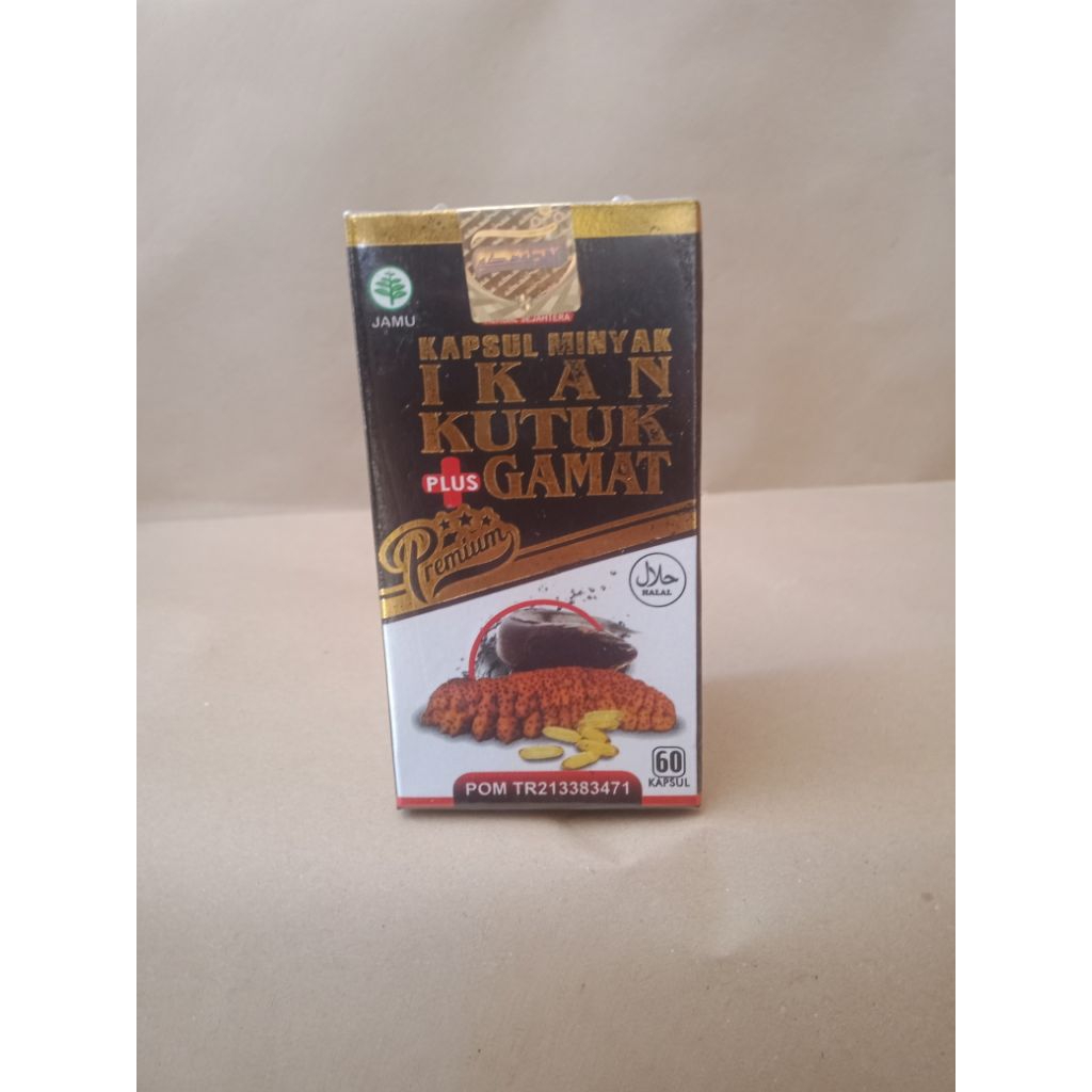 kapsul minyak ikan kutuk plus Gamat pom TR