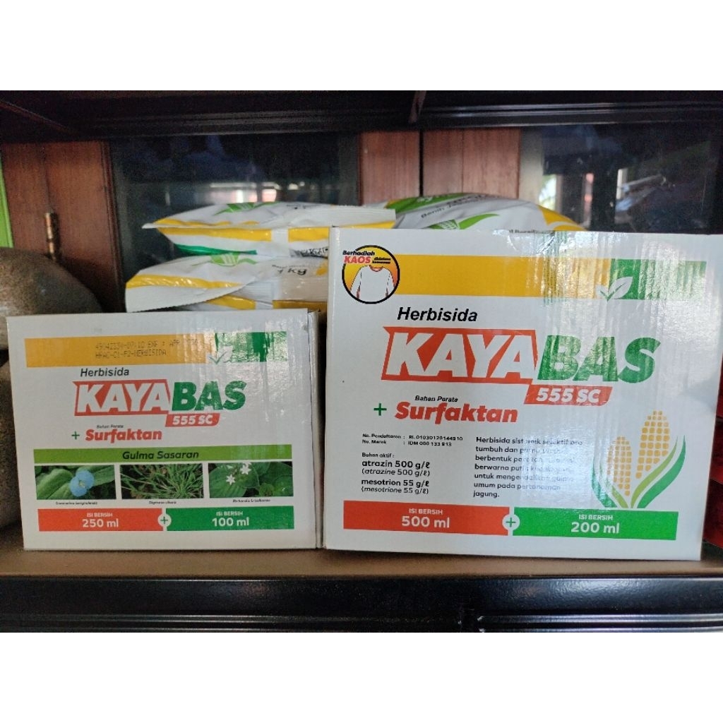 Herbisida Sistemik Selektif KAYABAS 555 SC (Tanaman Jagung)