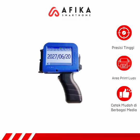 Mesin Printer Barcode Portable Handheld Inkjet Printer