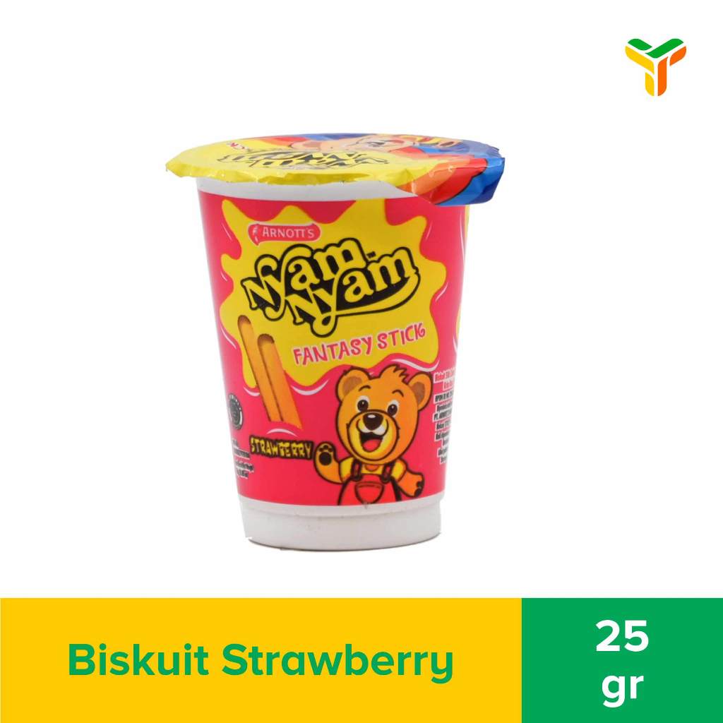 

Nyam Nyam Strawberry 25 Gram Makanan Ringan