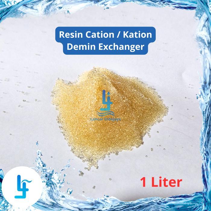 Resin Kation / Cation Exchanger Demin 1 liter Setengah 1/2 Liter - 1/2 Liter
