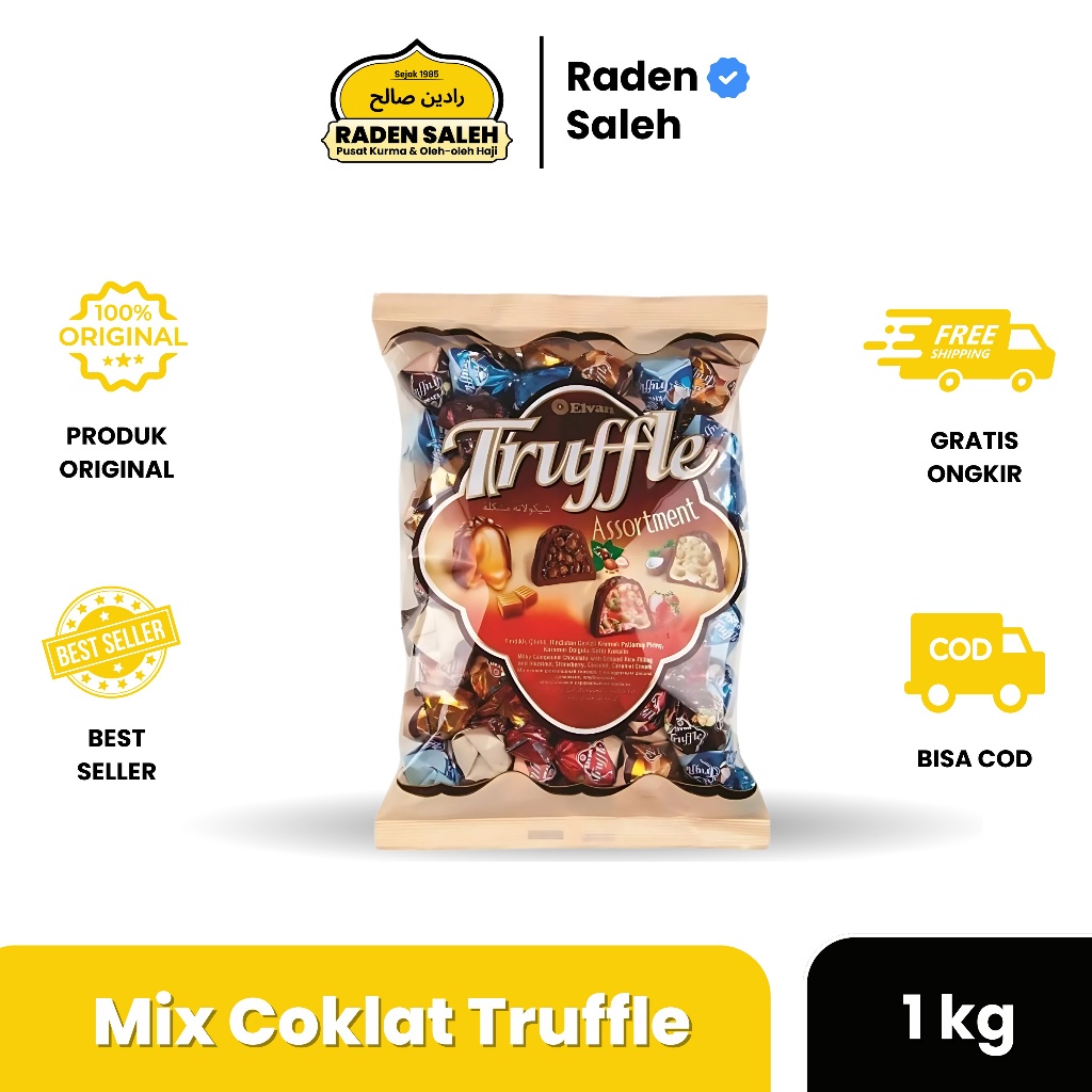 

Mix Coklat Turky Truffle 1 Kg | Coklat Truffle Barang Original Impor Oleh Oleh Haji Dan Umrah