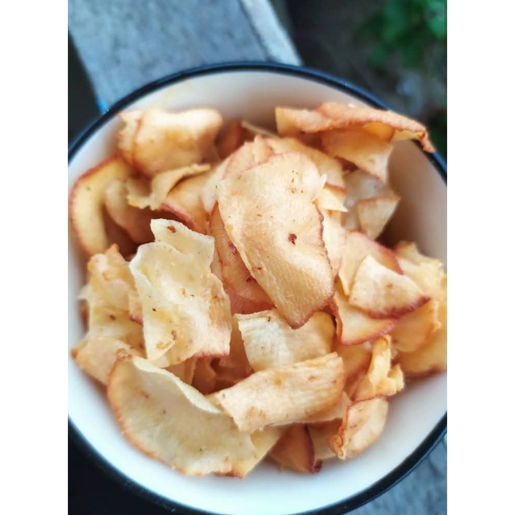 

kripik singkong khas pinoh 500gram pedes original (parut tipis)