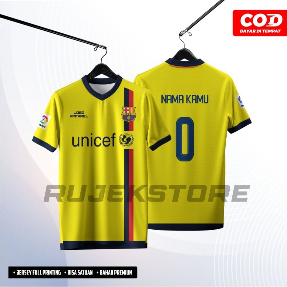 Jersey Barcelona 2008 Away 2008 Printing