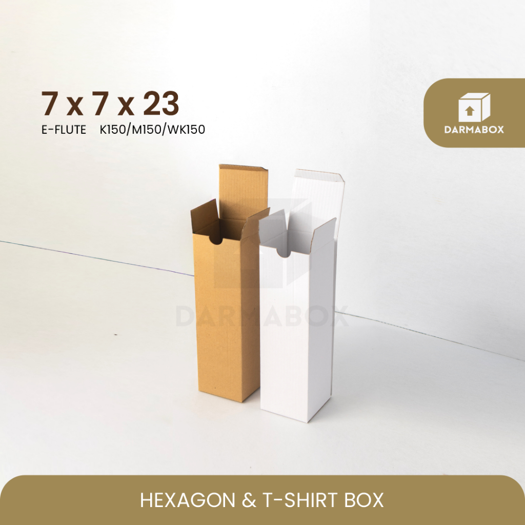 

Box T-shirt 7x7x23 Kemasan T-shirt/ Botol/Payung/Souvenir/Kardus/Box