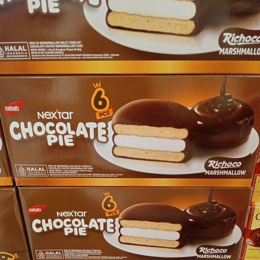 

Nextar Chocolate Pie Richoco Marshmallow Isi 6