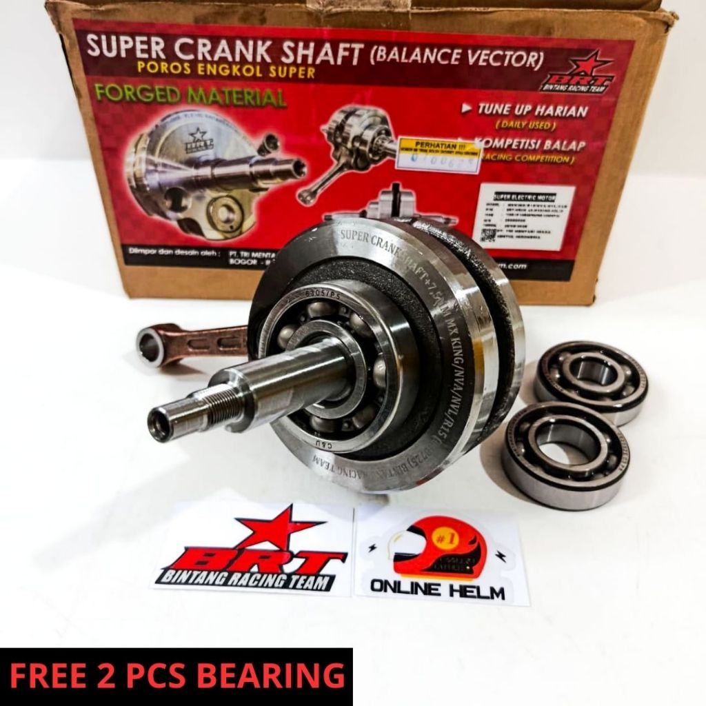 KRUK AS CRANKSHAFT BRT GEN 2 WR 155 MX KING MX NEW MX 5 Speed NVL NVA VIXION R15 XABRE