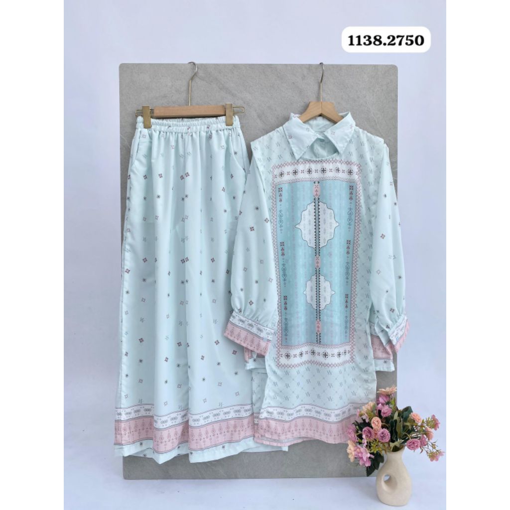 Jenwill One Set Motif OSMA001 TB tunik