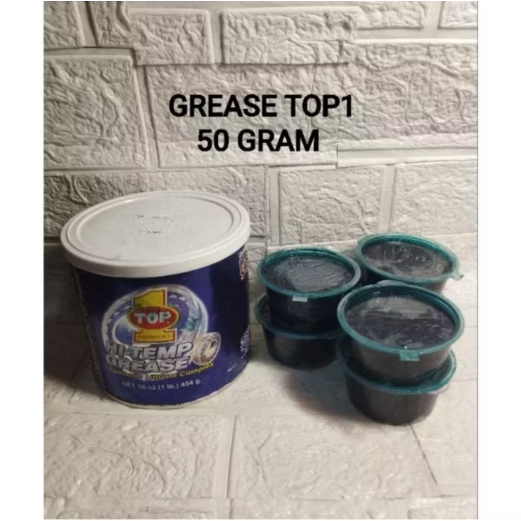 Stempet Gemuk Cvt Bearing TOP 1 Hi Temp Grease Biru REPACK 50 GR. Grease Tahan Panas