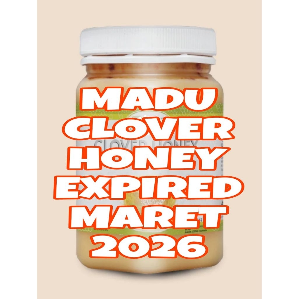 

Madu Clover Honey 1kg Expired Maret 2026
