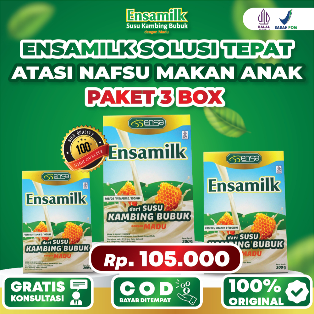 

PROMO HEMAT 3 BOX-ENSAMILK-Susu Kambing Etawa- Solusi Atasi masalah pernafasan dan persendian