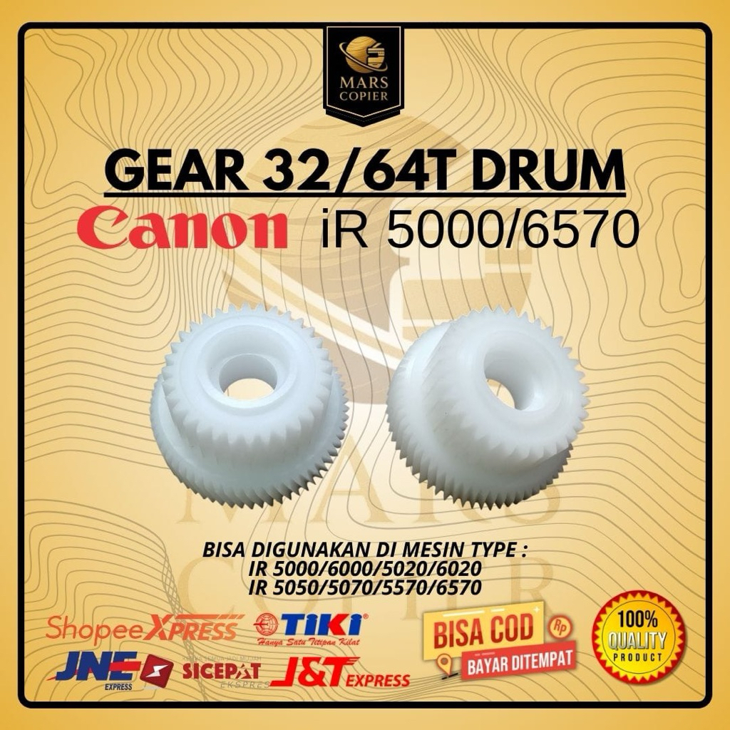 GEAR 32/64T DRUM UNIT CANON IR 5000 6000 5020 6020 IR 6570 5570