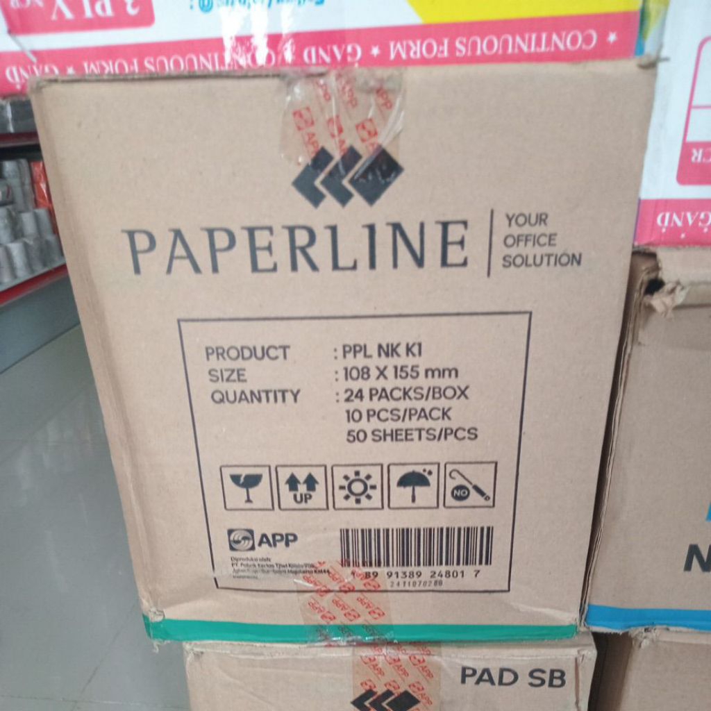 

Paperline Buku Nota Kontan K1 (108 x 155 mm) / K2 (108 x 155 mm) / K3 (108 x 155 mm) - Karton.