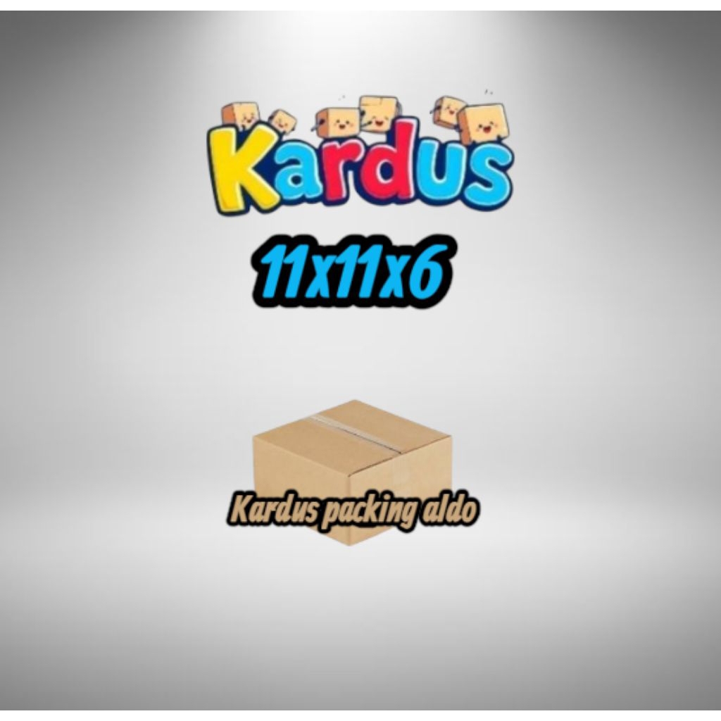 

kardus box packing 11x11x6